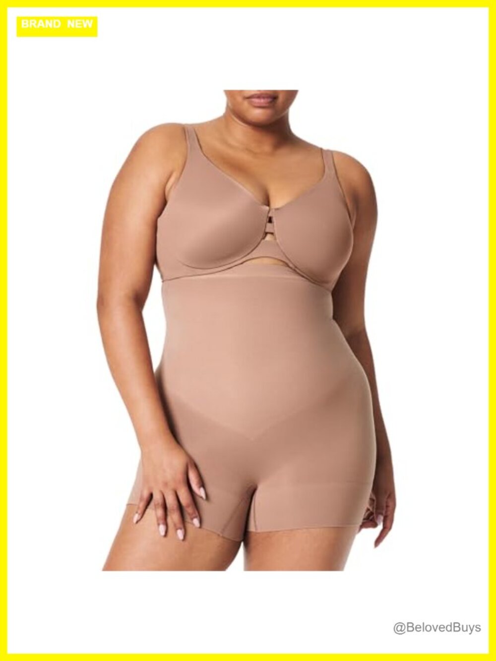 High-Waisted Boyshort Shapewear Tummy Control Shorts No-Slip